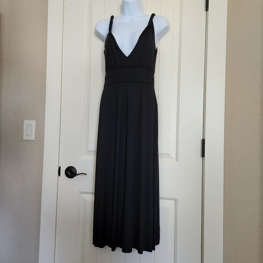 Long Black Casual Dress